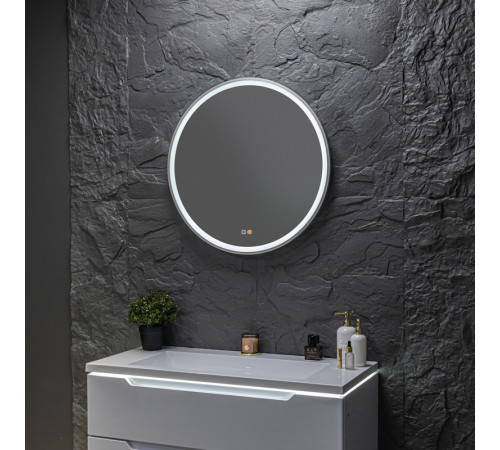 Зеркало Silver Mirrors Делуна/Deluna D700 2.2 (TX, алюм. профиль, цвет серебро,подогрев, сенсорный выключатель)