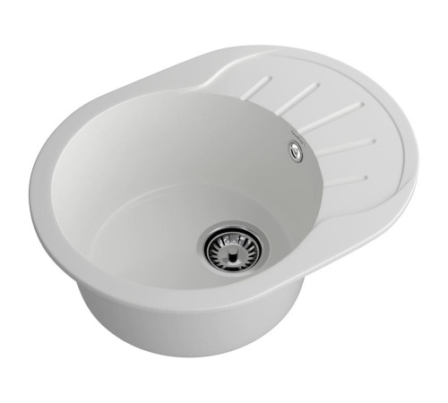 Кухонная мойка GranFest RONDO 580L, иней