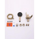 Смеситель для ванны Prohanss P66.30.03, сатин золотой