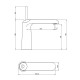 Смеситель для раковины Haiba HB10812, хром