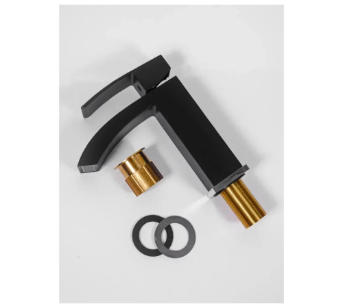 Набор для ванны 3 в 1 Hansberge H7077BC, черный/хром
