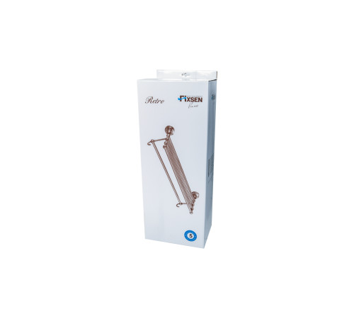 Полка для полотенец с крючками Fixsen Retro FX-83815A