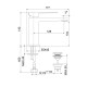 Смеситель для раковины Webert Pegaso PE830102794, золото матовое