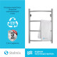 Полотенцесушитель водяной Stelmix 60x40 см, дуга