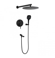 Душевая система встраиваемая FILARETE Roun FL1026BL, черный