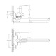 Смеситель для ванны Haiba HB2204, хром