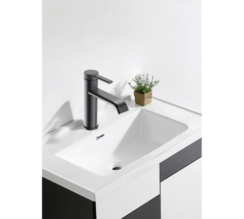 Смеситель на раковину SMARTFLOW SMF0102-A01GD, темный графит
