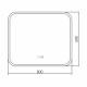 Зеркало RAVAL Призма Prz.02.800x680/W/RL, 80 см
