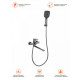 Смеситель для ванны Prohanss P65.22.09, графит