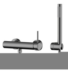 Смеситель для душа Knotlor SS-22/GM, вороненая сталь