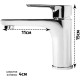 Смеситель для раковины Grocenberg GB2009BL, черный