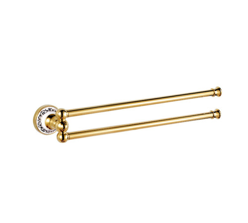 Полотенцедержатель рога 2-ой Fixsen Bogema Gold FX-78502AG