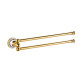 Полотенцедержатель рога 2-ой Fixsen Bogema Gold FX-78502AG