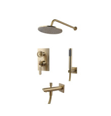 Душевая система Bronze de Luxe 1760'S 6630CG, матовое золото