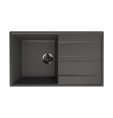 Кухонная мойка Ulgran Quartz Prima 850-09, мокрый асфальт