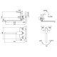Смеситель для ванны Bravat OPAL F6125183CP-02L-RUS, хром