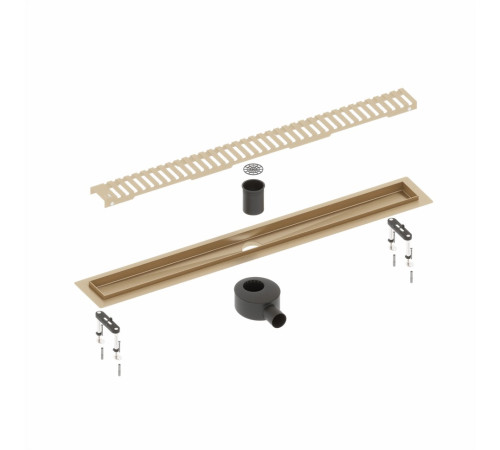 Душевой лоток TIMO Drain System DS230108/17, матовое золото