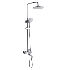 Душевая система FRAP F2441, хром/белый
