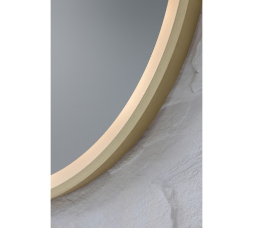 Зеркало Silver Mirrors Делуна/Deluna D600 TX (алюм. профиль, цвет золото, бесконтактный сенсор)