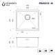 Кухонная мойка Grandex Aqua Proline 504060, сатин