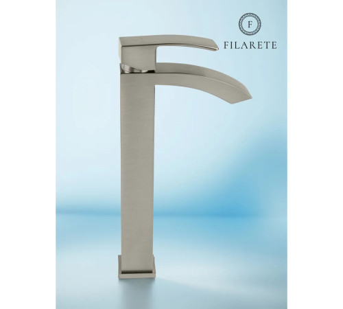 Смеситель для раковины высокий FILARETE Waterfall FL6010NK, никель