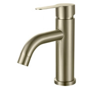 Смеситель для раковины Fmark FS8201C, матовое золото