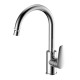 Смеситель для кухни с аэратором на шарнире Voda Splash SPL519flex/SPL519F, хром