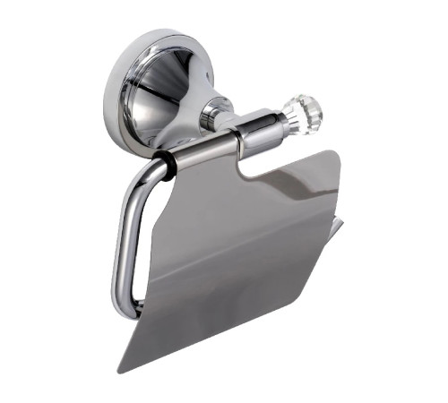 Бумагодержатель с крышкой Sofita Crystal SF-35010