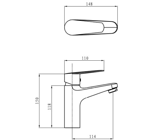 Смеситель для раковины ESKO LL26