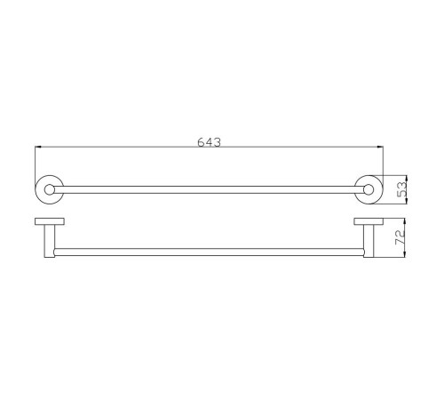 Полотенцедержатель Rav Slezak COLORADO COA0701/60Z, золото