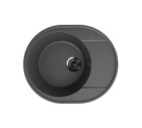 Кухонная мойка Ulgran Quartz Nora 585-09, мокрый асфальт