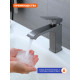 Смеситель для раковины Prohanss P60.10.09, графит