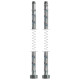 Гибкая подводка для смесителя Frap F92-8 (защ.оболочка:ПВХ Г1/2-М10-80cm)