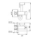 Гигиенический душ со смесителем FRAP F7505-9, графит