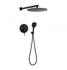 Душевая система встраиваемая FILARETE Roun FL1028BL, черный