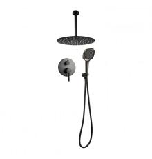 Душевая система встраиваемая FILARETE Roun FL1029BG, графит