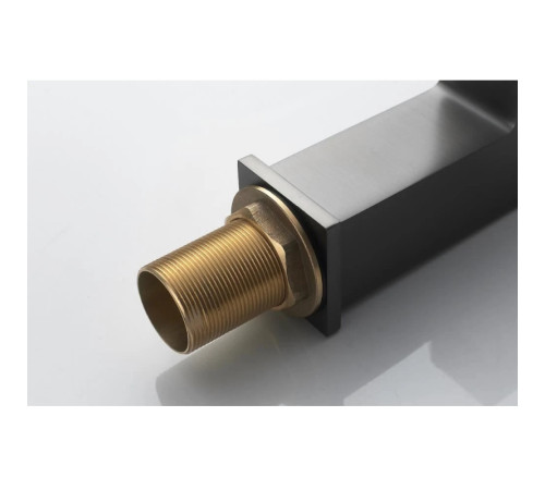 Смеситель для кухни Knotlor KN-21/GM, вороненая сталь