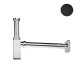 Сифон для раковины Webert AC0404560, черный