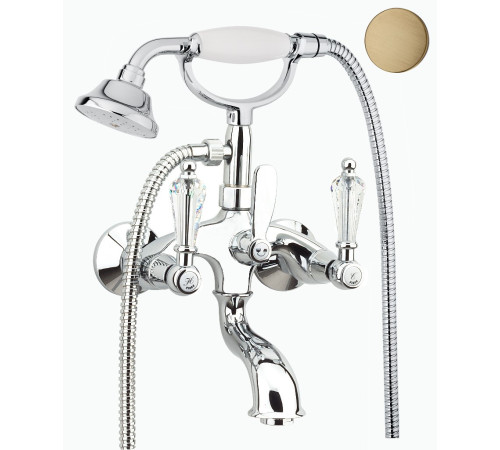 Смеситель для ванны Fiore GIOIELLI (SWAROVSKI®) 08ZZ0600, бронза