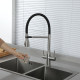 Смеситель для кухни с гибким изливом и подключением фильтра GAPPO G4399-75, сатин