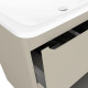 Тумба с раковиной подвесная RAVAL Вельто 2 80, светло-коричневый