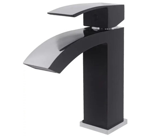 Набор для ванны 3 в 1 Hansberge H7077BC, черный/хром
