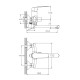 Смеситель для ванны Haiba HB60183, хром