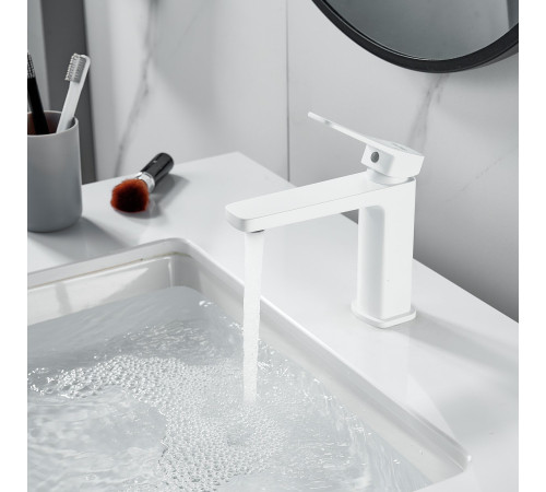 Смеситель для раковины Raffine F0199C, белый