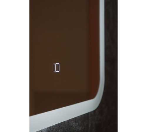 Зеркало Silver Mirrors "Стив - Л/Stiv - Lite" 600х800 (Сенсорный выключатель, гор/вер крепление)