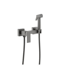 Гигиенический душ со смесителем BELZ B55806-3, оружейная сталь