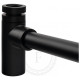 Сифон для раковины FILARETE FL70BL, черный