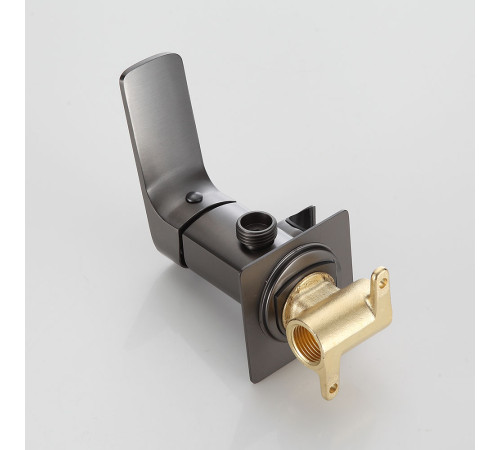 Гигиенический душ со смесителем FRAP F7586-29, оружейная сталь