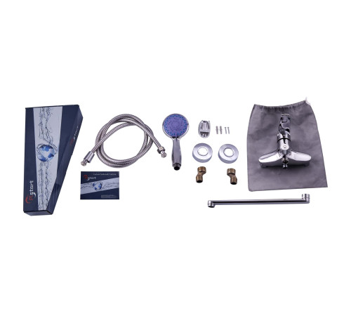 Смеситель для ванны Plstart PD22001, хром