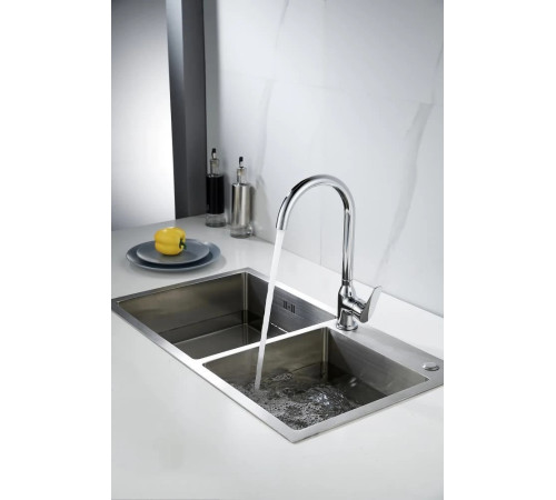 Смеситель для кухни Knotlor KN-51, хром
